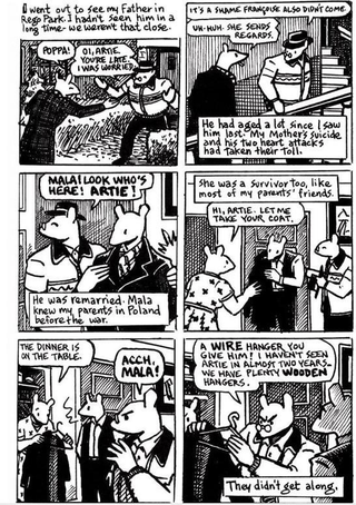 A very early excerpt, giving a look at the relationship between Art & Vladek. Page 11